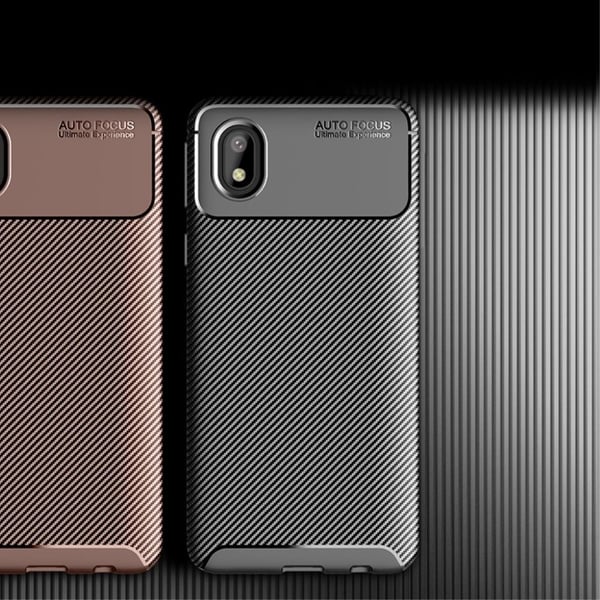 Carbon Shield Samsung Galaxy A01 Core Etui - Brun