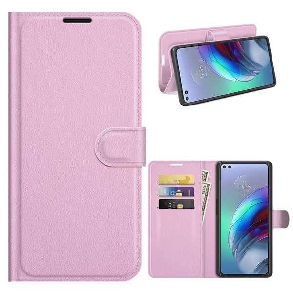 Classic Motorola Moto G100 / Edge S Flippetui - Rosa