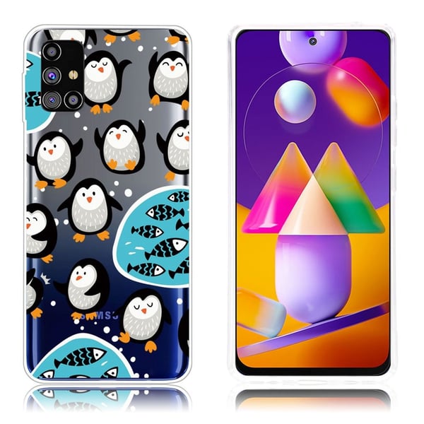 Deco Samsung Galaxy M31s Etui - Pingvin