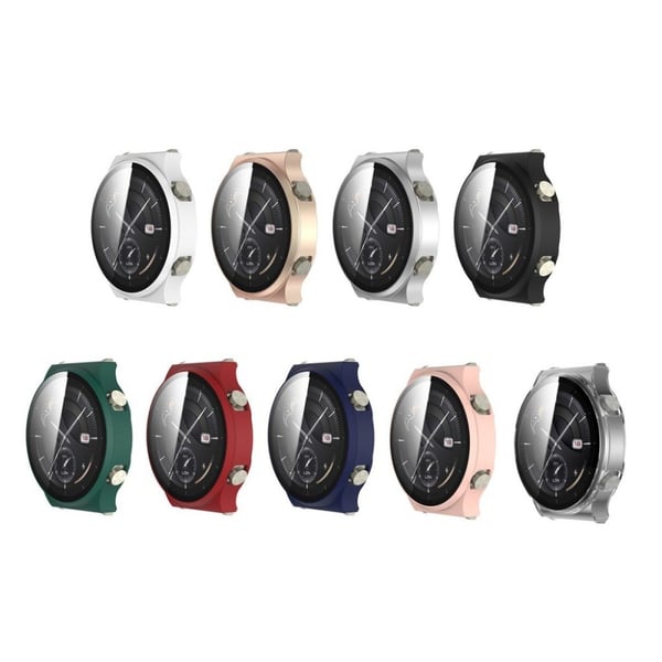 Huawei Watch GT 2 Pro matt deksel med herdet glass - Gjennomsiktig