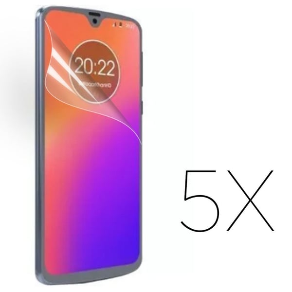 Ultraklar LCD-skjermbeskytter for Motorola Moto G7 Plus - 5-Pack