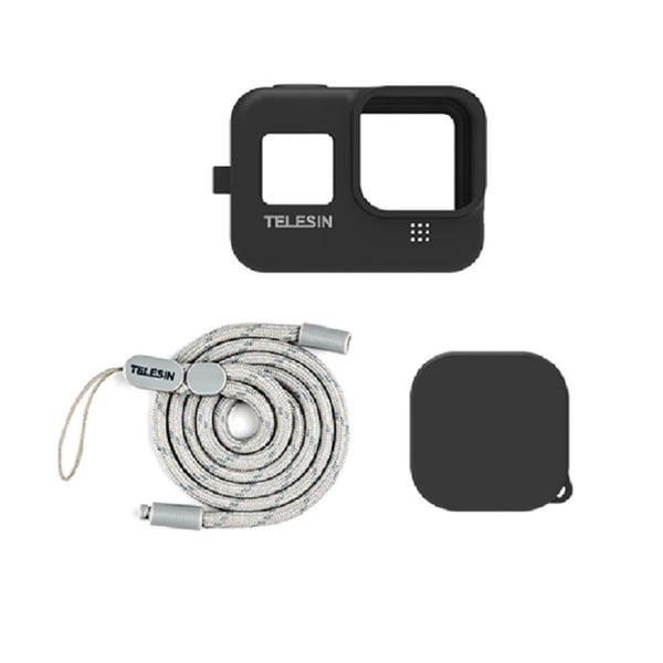 TELESIN GoPro Hero 9 silikonveske - Svart