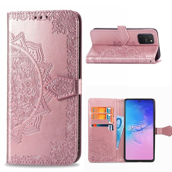 Mandala Samsung Galaxy S10 Lite etui - Rødguld