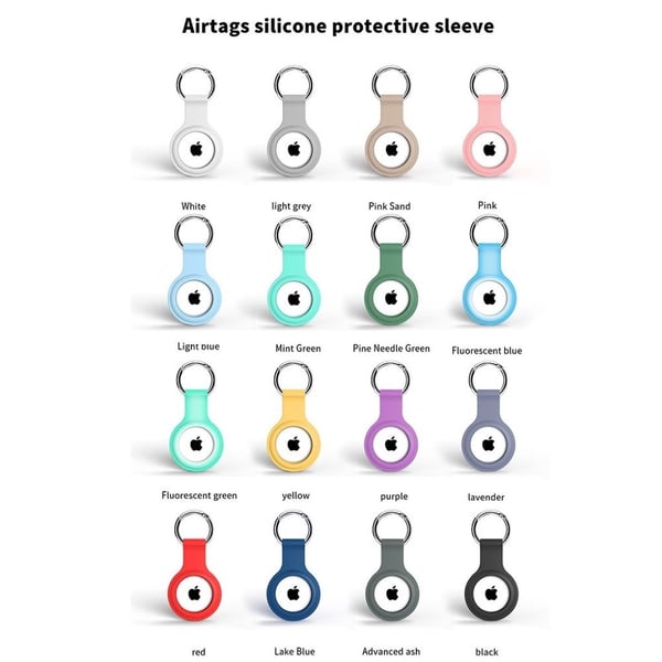 AirTags A002 silikonikotelo - Violetti
