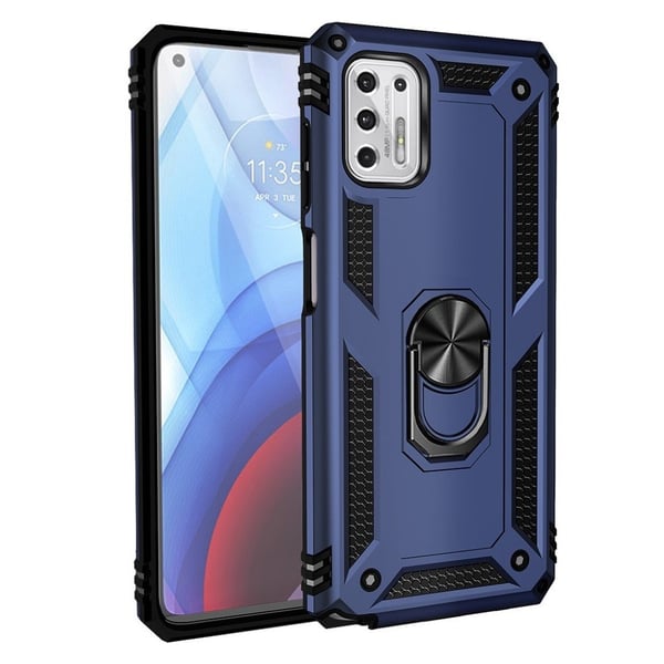 Bofink Combat Motorola Moto G Stylus (2021) Etui - Blå