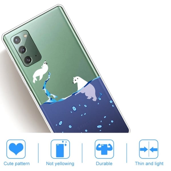 Deco Samsung Galaxy Note 20 Etui - Polar Bjørn