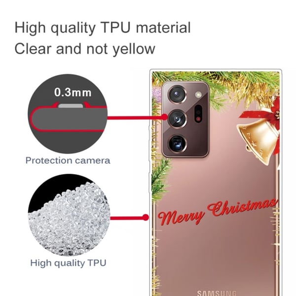 Juleveske til Samsung Galaxy Note 20 Ultra - Juleklokke