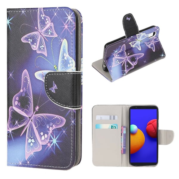 Wonderland Samsung Galaxy A01 Core Flippetui - Nydelig Kaktus