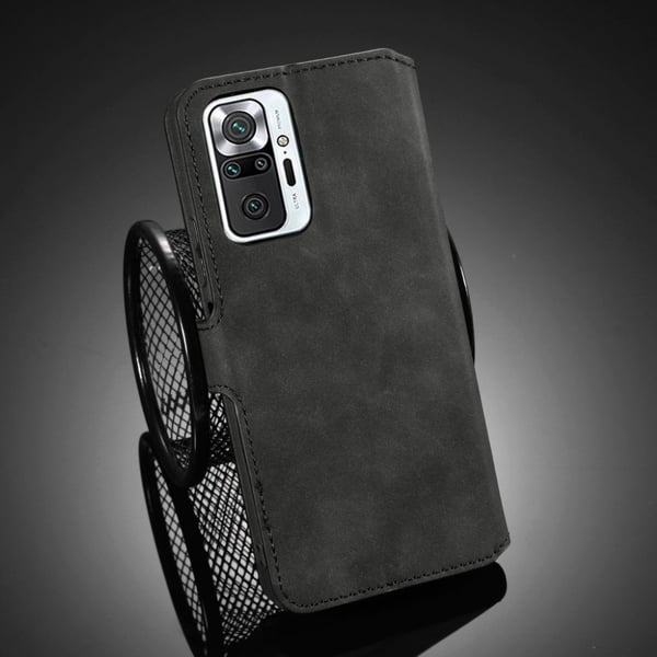 DG.Ming Retro Xiaomi Redmi Note 10 Pro fodral - Svart