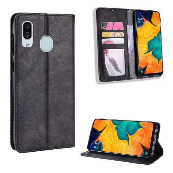 Bofink Vintage Samsung Galaxy A20e etui - Svart