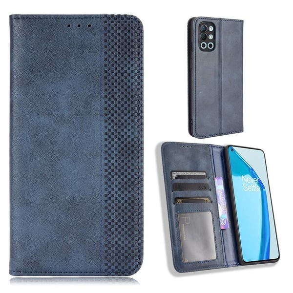 Bofink Vintage Oneplus 9r Læder Etui - Blå