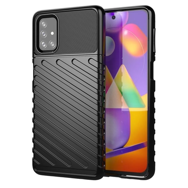 Thunder Samsung Galaxy M31s Etui - Svart