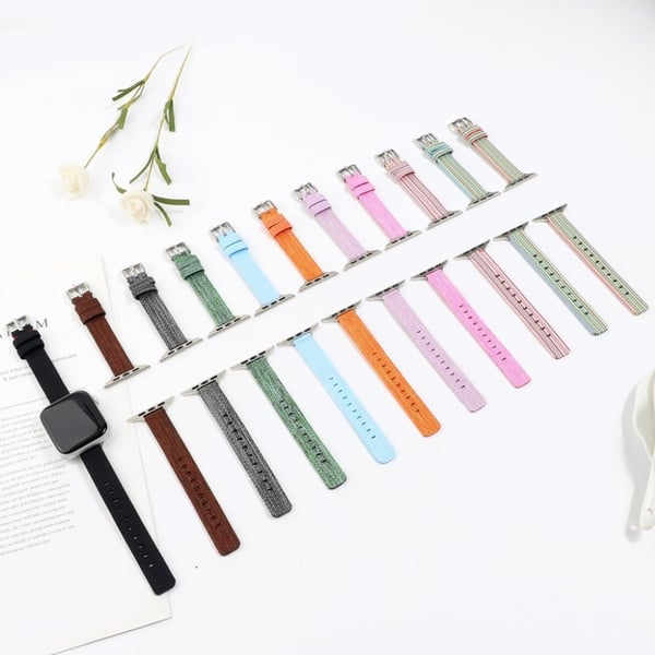 Apple Watch Series 6 / 5 44 mm nylonklokkebånd - Blå