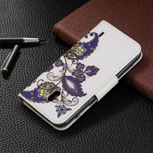 Wonderland Nokia 2.2 etui - Sommerfugle og Blomster