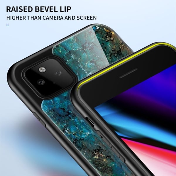 Fantasy Marble Google Pixel 5a deksel - Hvit Marmor