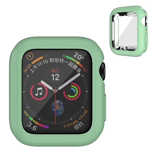 Apple Watch Series 3/2/1 42 mm slitesterk ramme med myk glans - Grønn