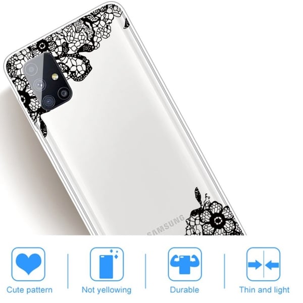 Deco Samsung Galaxy M51 Etui - Lace Blomst
