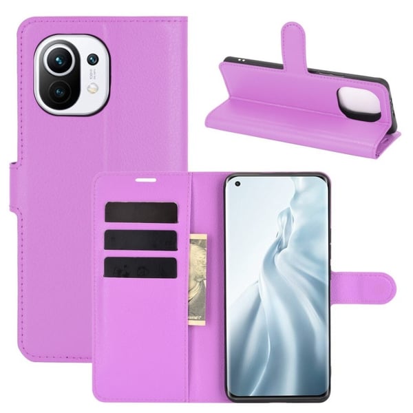 Classic Xiaomi Mi 11 Flippetui - Lilla