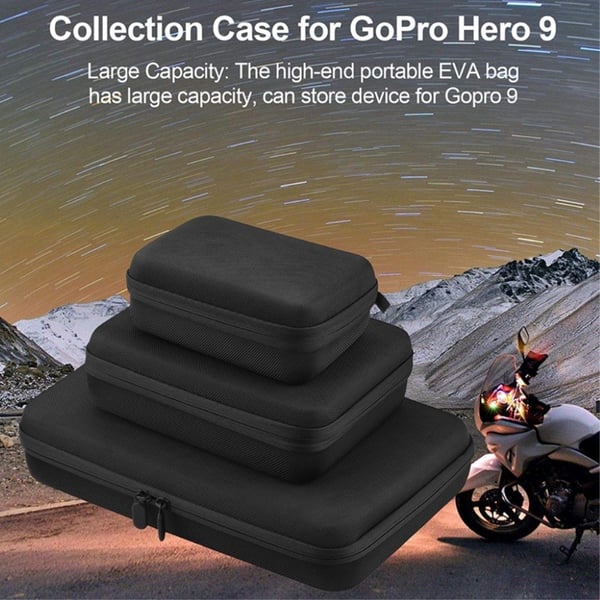 GoPro Hero 9 holdbar and light portable taske - S