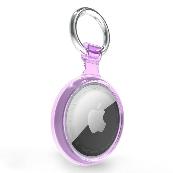 AirTags legeret TPU-cover - Lilla