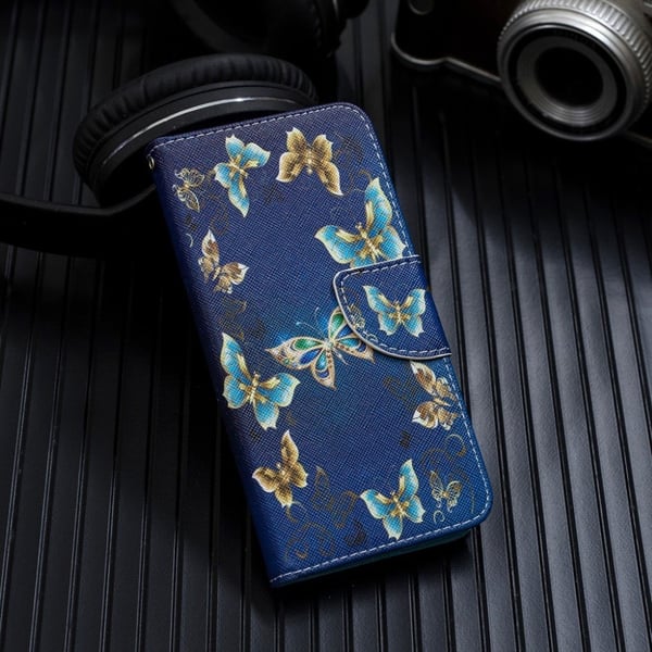 Wonderland Xiaomi Redmi 9C Flippetui - Sommerfugl Mønster