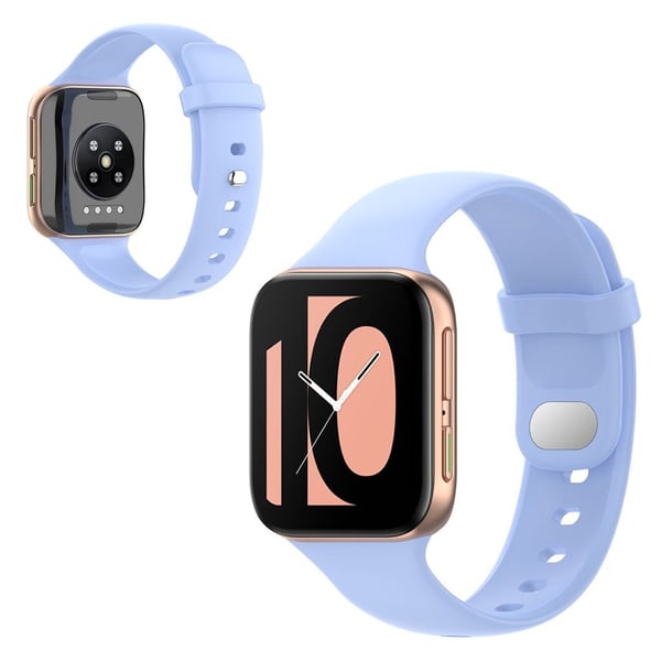 Oppo Watch (46 mm) enkelt silikonarmbånd - Himmelblå