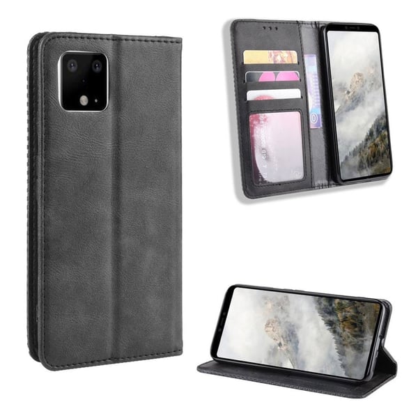 Bofink Vintage Google Pixel 4 kotelot - Musta