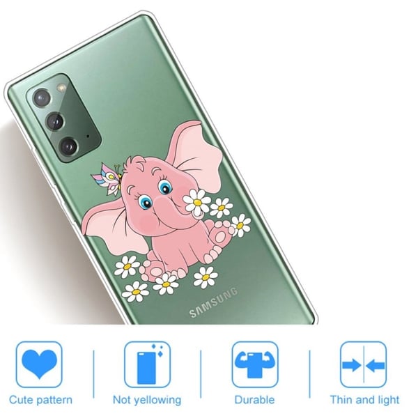 Deco Samsung Galaxy Note 20 Etui - Elefant