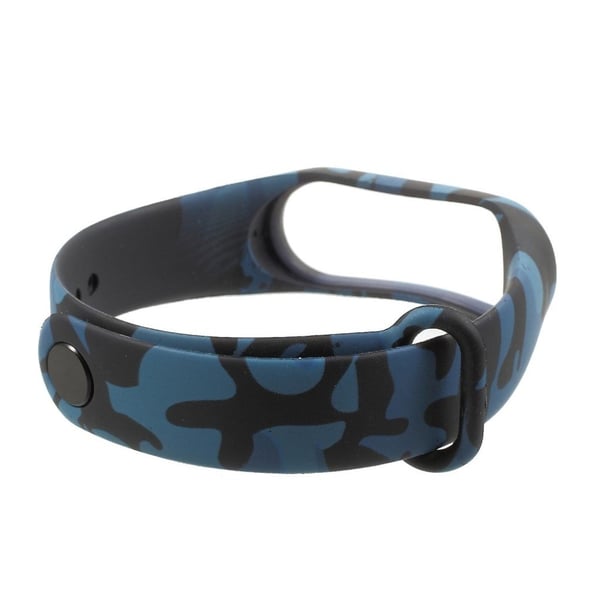 Xiaomi Mi Band 3 camouflage silikone Urrem - Blå
