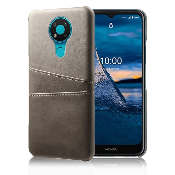 Dual Card Etui Nokia 3.4 - Grå