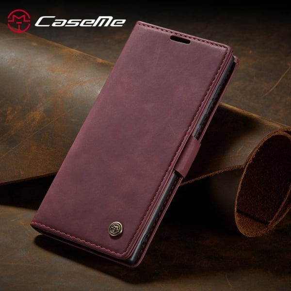 CaseMe Samsung Galaxy Note 20 Vintage Etui - Vinrød
