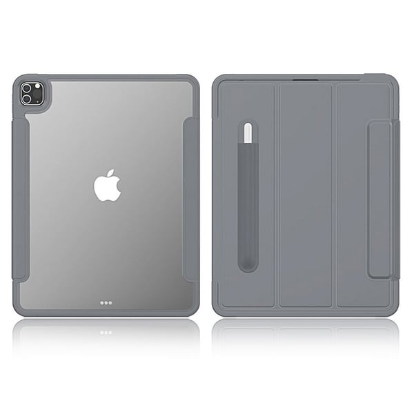 iPad Pro 12,9 tommer (2020) elegant trefoldig etui - Grå