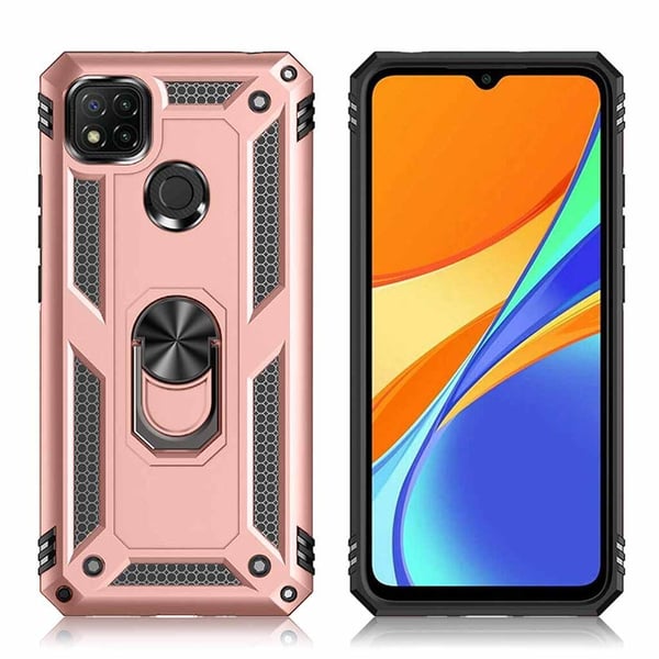 Bofink Combat Xiaomi Redmi 9C Etui - Rose Gull