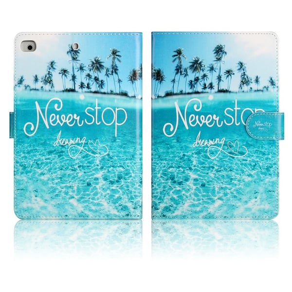 iPad Mini (2019) Mønster Lær Flippetui - Never Stop Dreaming iPad Mini (2019) Mønster Lær Flippetui - Never Stop Dreaming