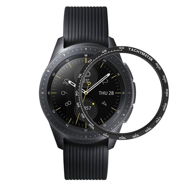 Samsung Galaxy Watch (42mm) Rustfritt Stål Bezel - Svart Samsung Galaxy Watch (42mm) Rustfritt Stål Bezel - Svart