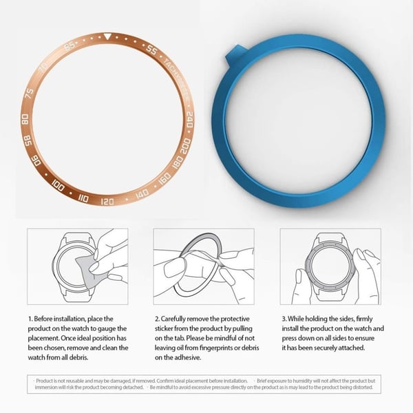 Samsung Galaxy Watch 3 (41 mm) med urskive i rustfritt stål - Gull / Gull
