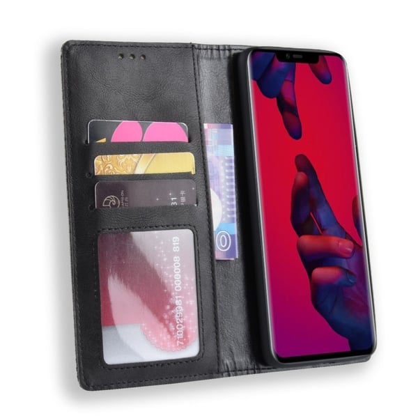 Bofink Vintage Huawei Mate 20 Pro etui - Svart
