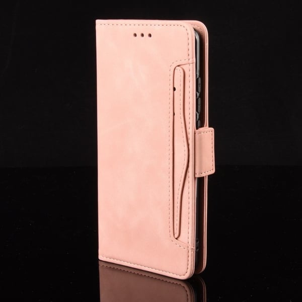 Modern-styled Lær Lommebok Etui til Alcatel 3l (2021) / 1s (2021) - Rosa