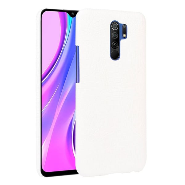 Croco Etui Xiaomi Redmi 9 - Hvit