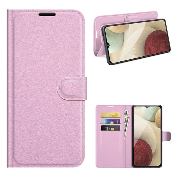 Classic Samsung Galaxy A22 4G flip kuoret - Pinkki