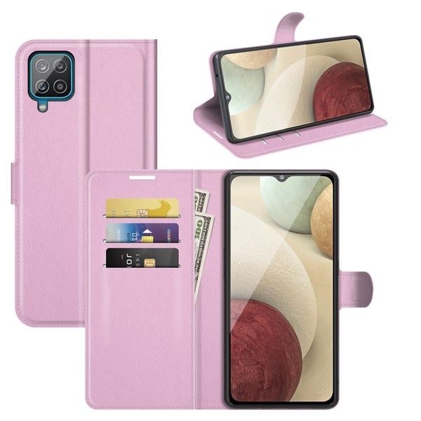 Classic Samsung Galaxy A22 4G flip kuoret - Pinkki