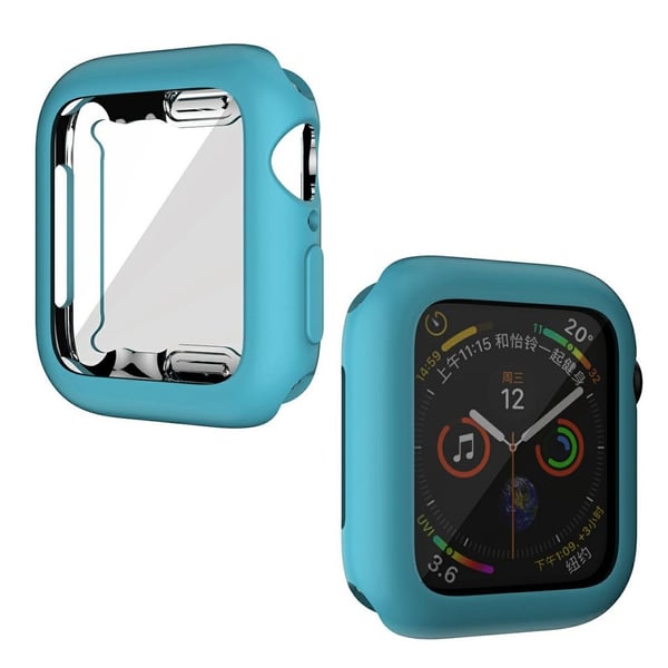 Apple Watch Series 6 / 5 44 mm myk, blank, slitesterk ramme - Blå