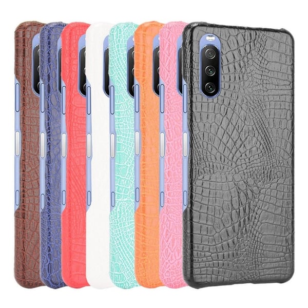 Croco Etui Sony Xperia 10 Iii - Sort