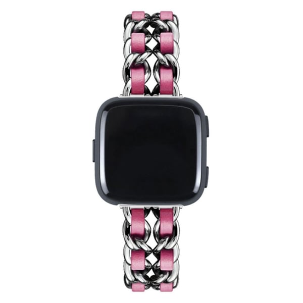 Fitbit Versa 3 hybrid stilig klokkerem - Sølv / Rose
