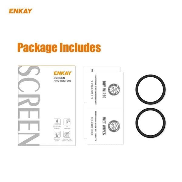 2 stk ENKAY HAT PRINCE Huawei Watch GT2e 46mm skjermbeskytter - Without Scale