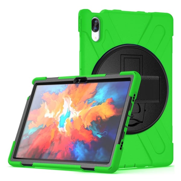 Lenovo Tab P11 Pro 360 roterbar kickstand + silikonetui - Grønn