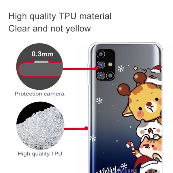 Joulu Samsung Galaxy M51 tapauksessa - Eläimet