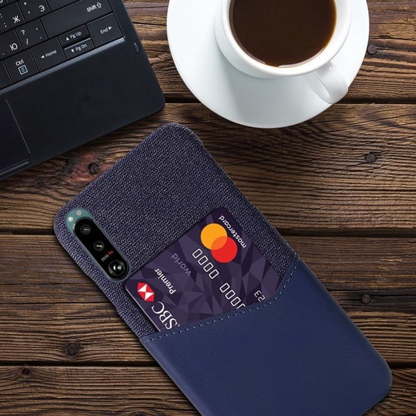Bofink Sony Xperia 5 III Card Deksel - Blå