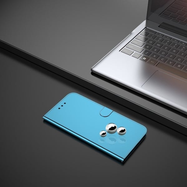 Mirror Xiaomi Redmi 9 Flippetui - Blå