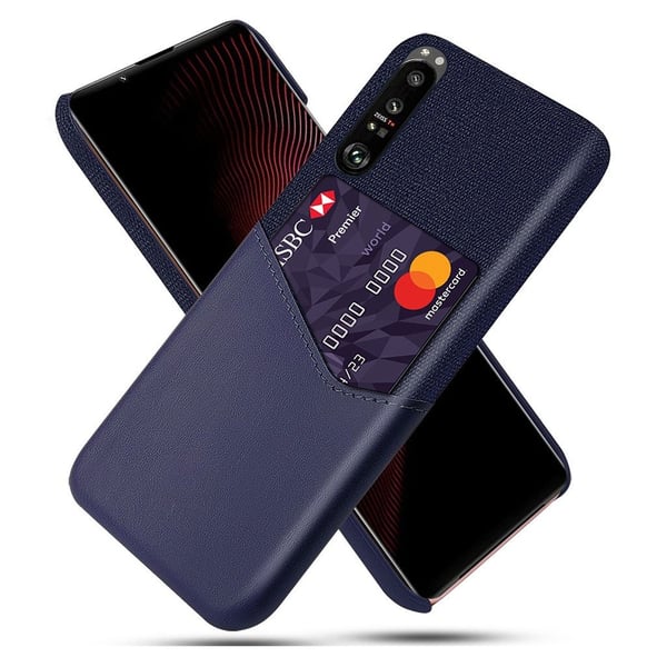 Bofink Sony Xperia 1 III Card Deksel - Blå